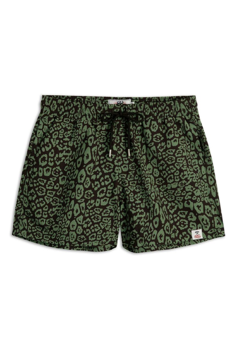 Urban Threads HUNKY IN ANIMAL PRINT Swimming shorts green Zalando.de