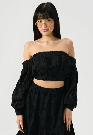 Laurella SET - Maxi szoknya - black