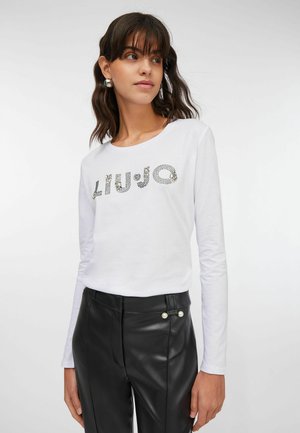 MIT MAXI-LOGO - Maglietta a manica lunga - white