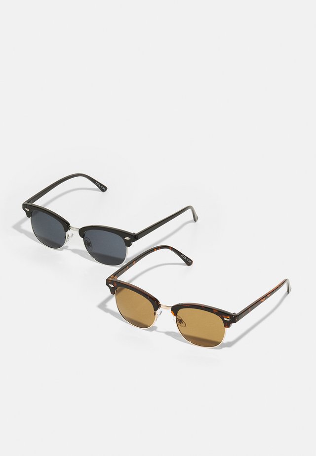 2 PACK - Solbriller - brown/black