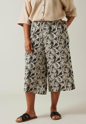 LEAF PRINT - Bukser - brown