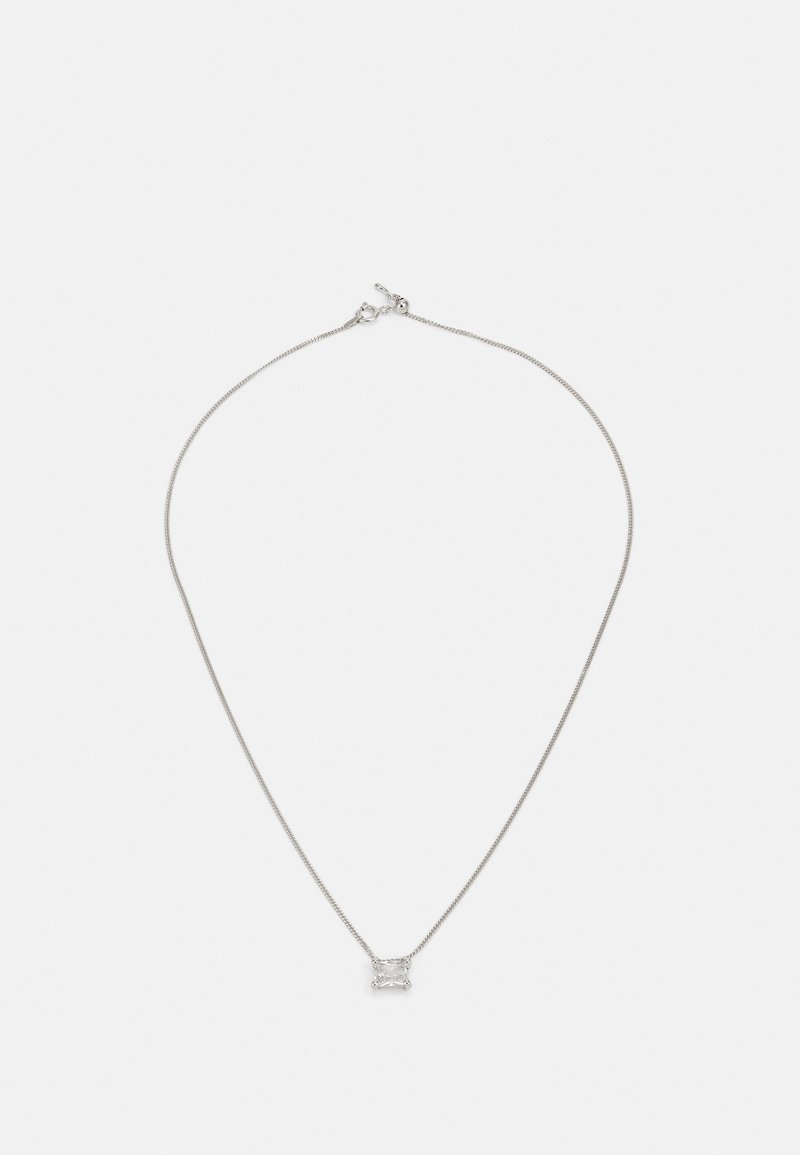 Maria Black ROPPONGI DROP NECKLACE - Halskæder - silver-coloured