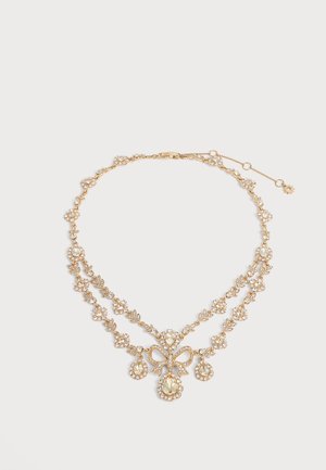 Marchesa, BOW DRAMA COLLAR - Halskette - gold-coloured/white