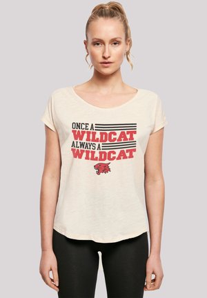 DISNEY HIGH SCHOOL MUSICAL ONCE A WILDCAT ALWAYS A WILDCAT - Print T-shirt - whitesand