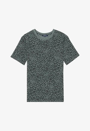 BONOBO Jeans, MIT KURZEN ÄRMELN - T-shirt print - vert kaki