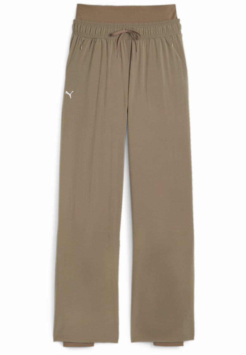 Puma MODEST ACTIVEWEAR WIDE LEG - Pantalones deportivos - totally taupe ...