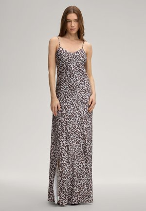 DELCI - Ballkleid - hellblau braun