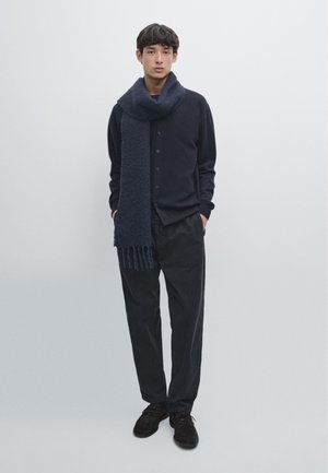 V-NECK - Strickjacke - dark blue