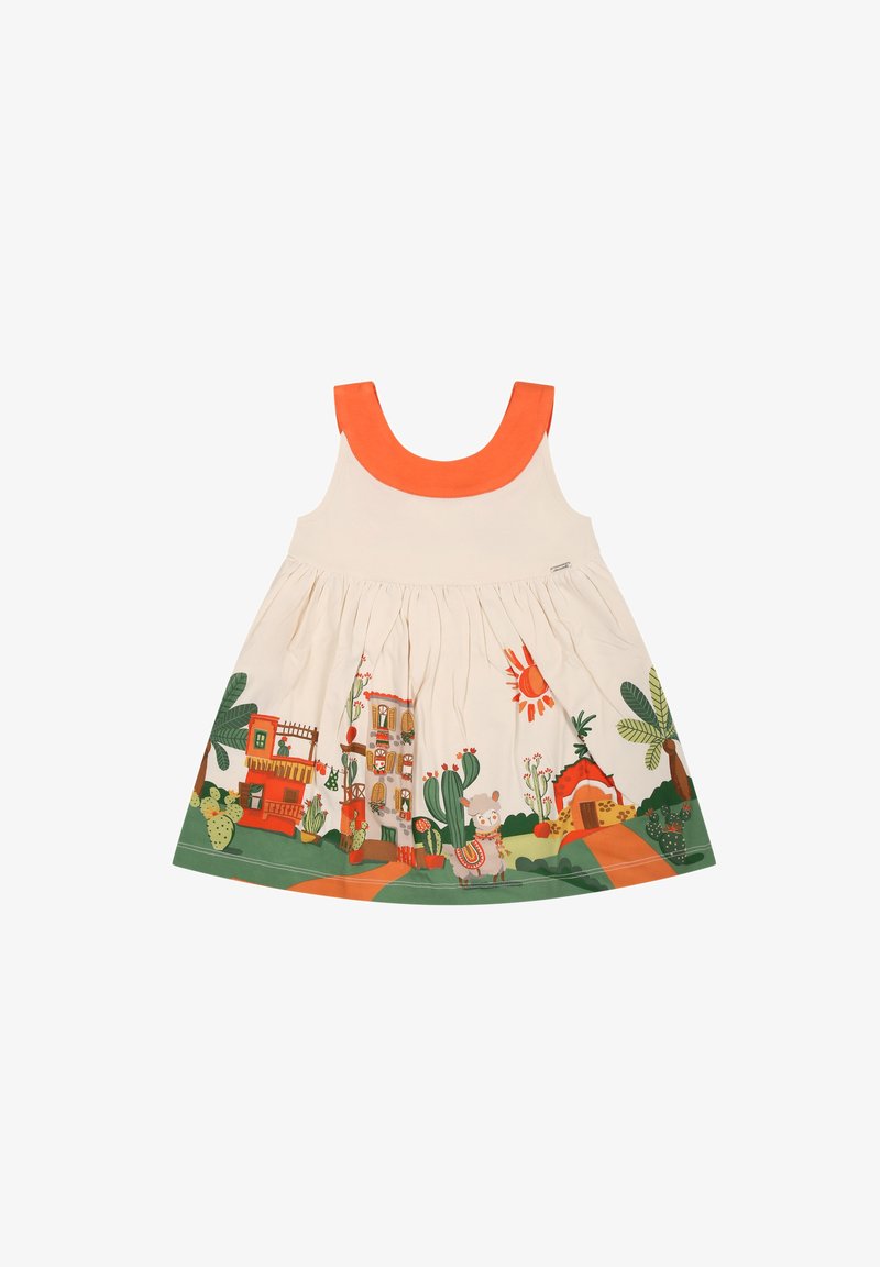 Vestito Bambina Mayoral Nido D'Ape - Salmone, 100% Cotone, Per Primavera/Estate - Foto 9