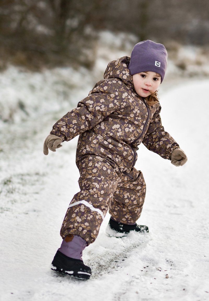 mikk-line AOP - Schneeanzug - sparrow