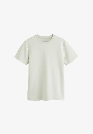 Next, SLIM FIT - MOTIONFLEX SOFT HEAVYWEIGHT T-SHIRT - T-shirts basic - stone neutral