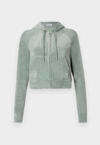 MADISON - Bluză de molton cu fermoar - light green