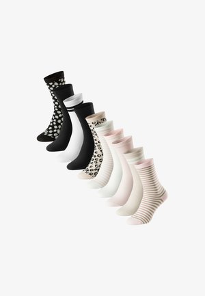 Schiesser, 10ER PACK - Socks - schwarz rosa