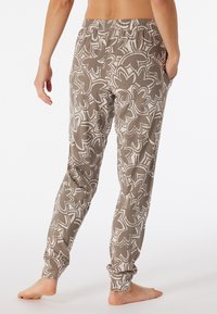 Schiesser LANG - Pyjamasbyxor - taupe