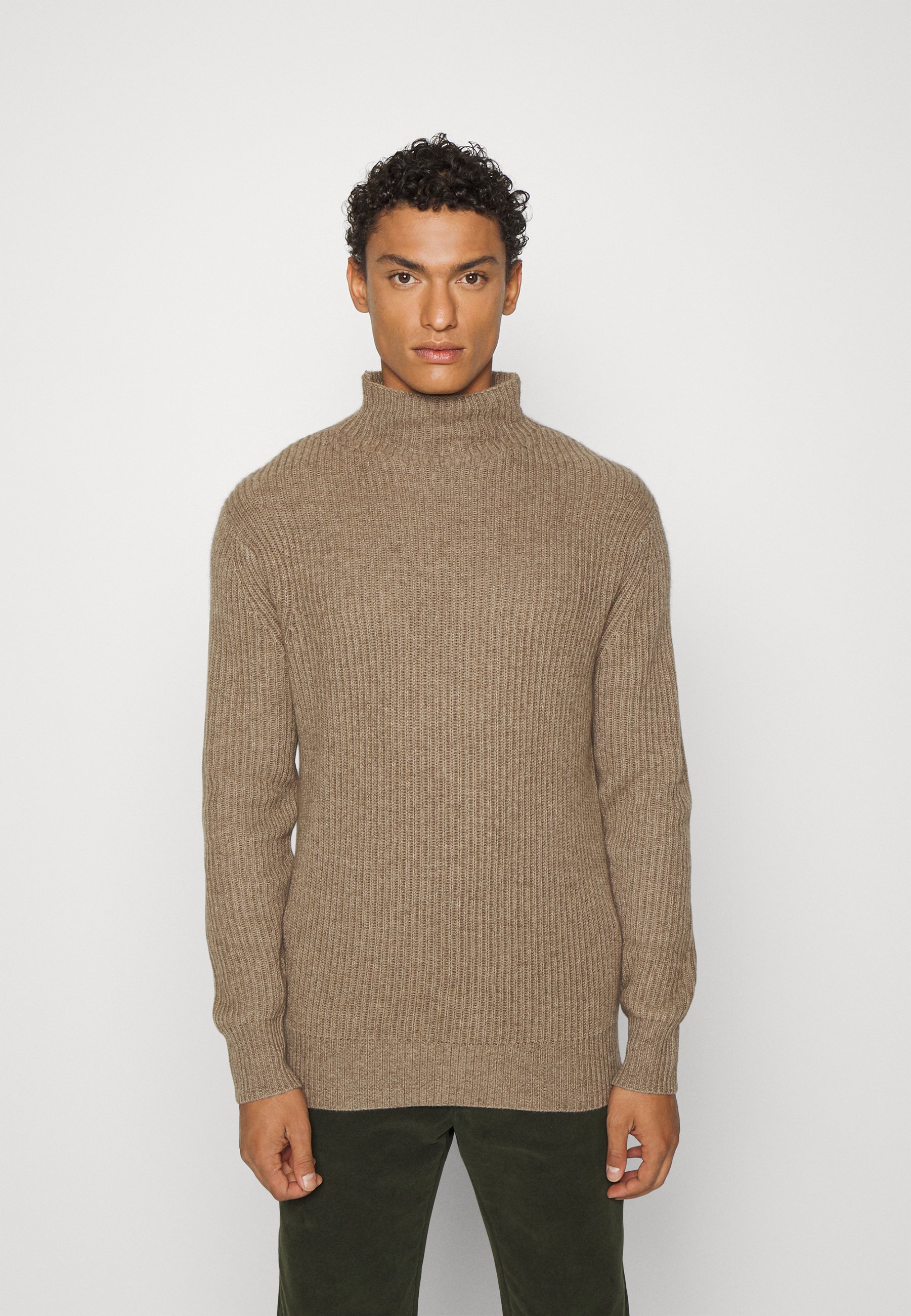 FTC Cashmere HIGHNECK - Jumper - brown 