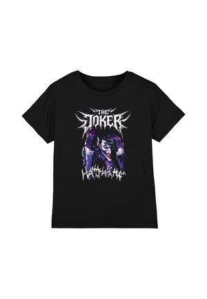Cotton Soul, BATMAN THE JOKER LAUGH METAL UNISEX - Print T-shirt - black
