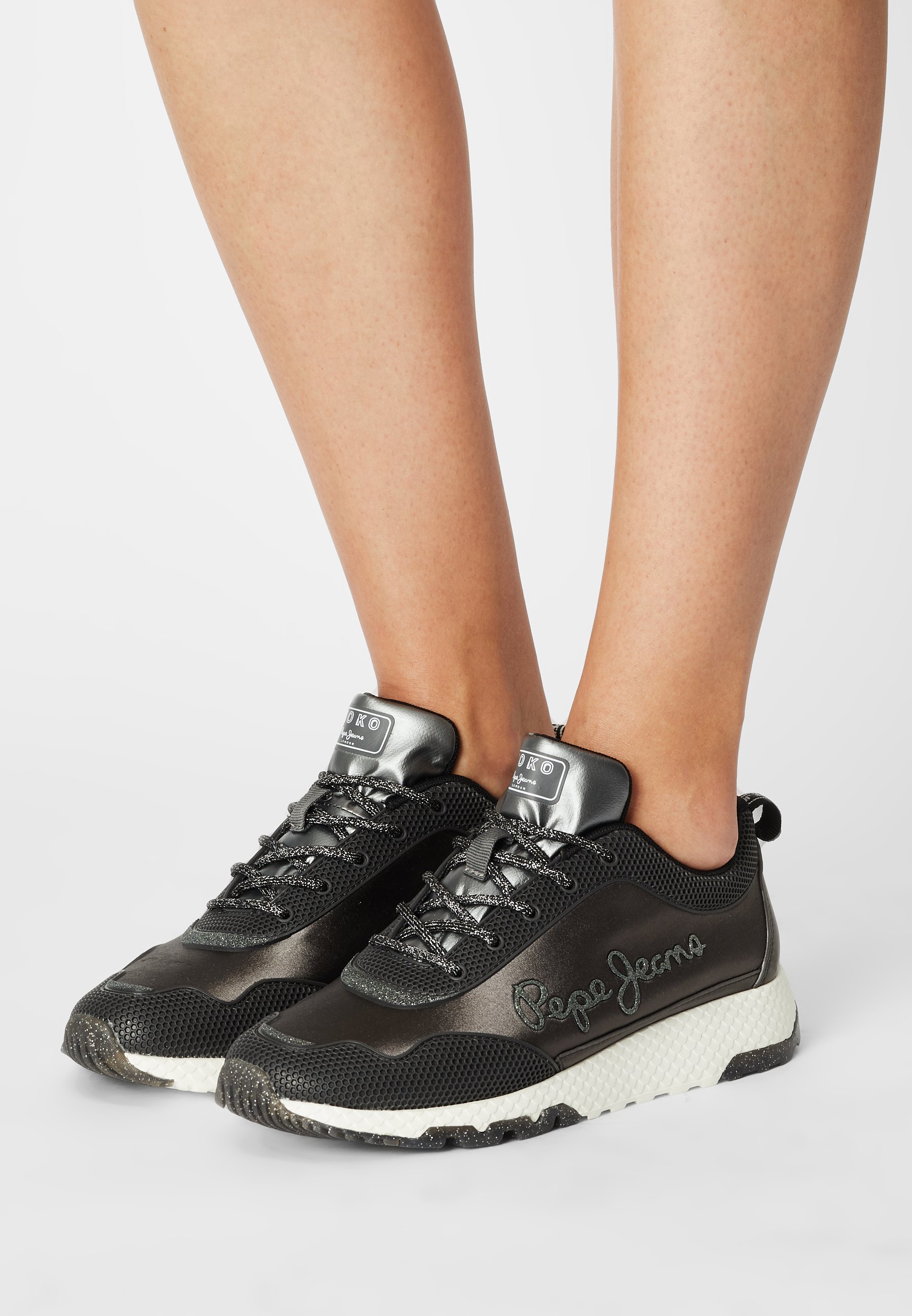 Pepe Jeans KOKO MIKA - Sneakers laag - manhattan/gunmetal - Zalando.nl