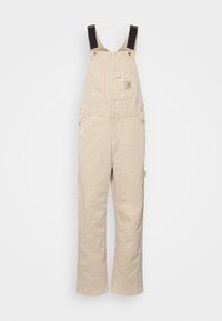 Carhartt WIP BIB OVERALL - Macacão de ganga - dusty brown faded