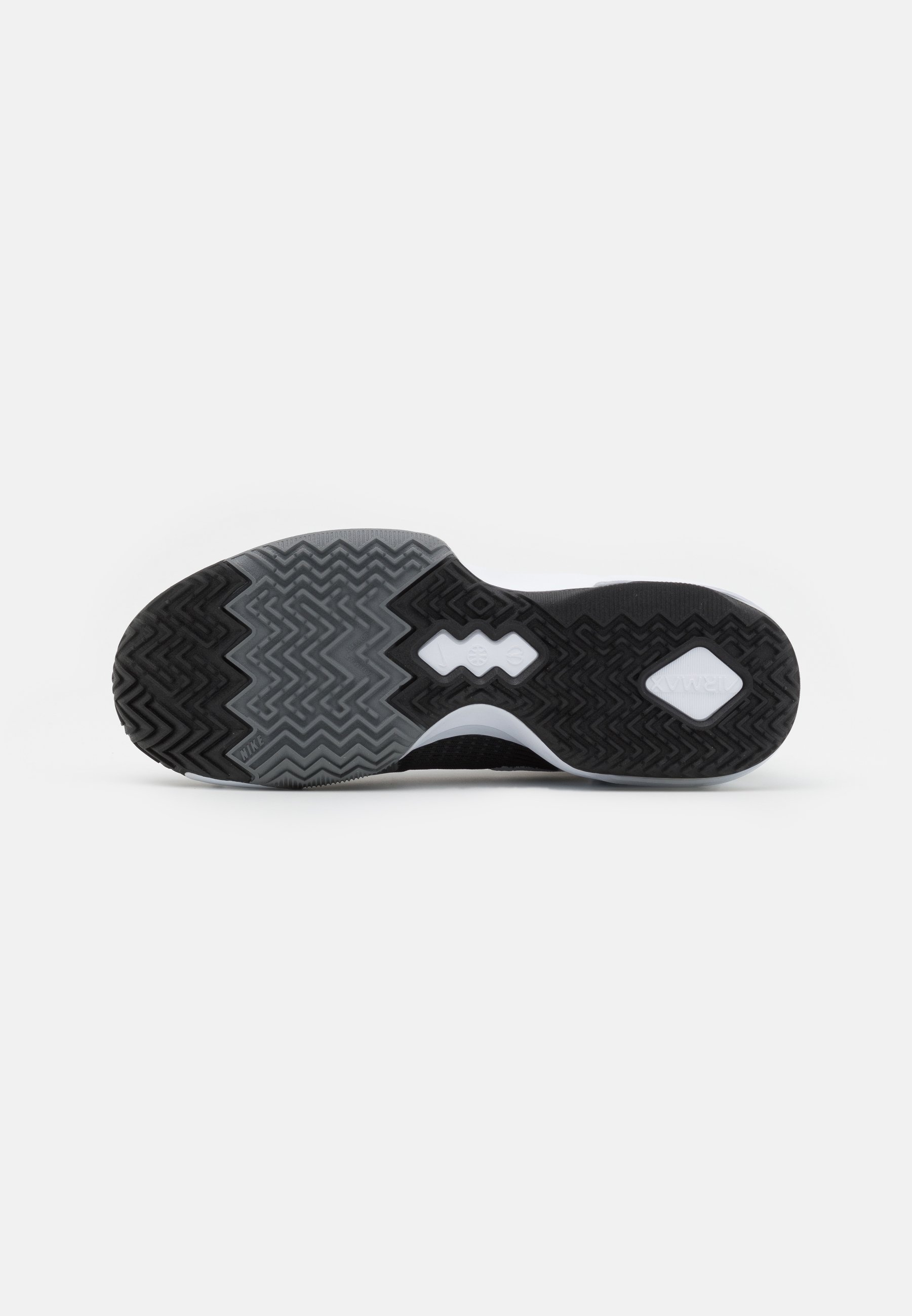 Nike Performance AIR MAX IMPACT 3 - Basketballschuh - black/white/cool  grey/schwarz - Zalando.de