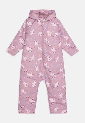 NBFMAXI SUIT UNICORNS - Žieminis kombinezonas - mauve shadows
