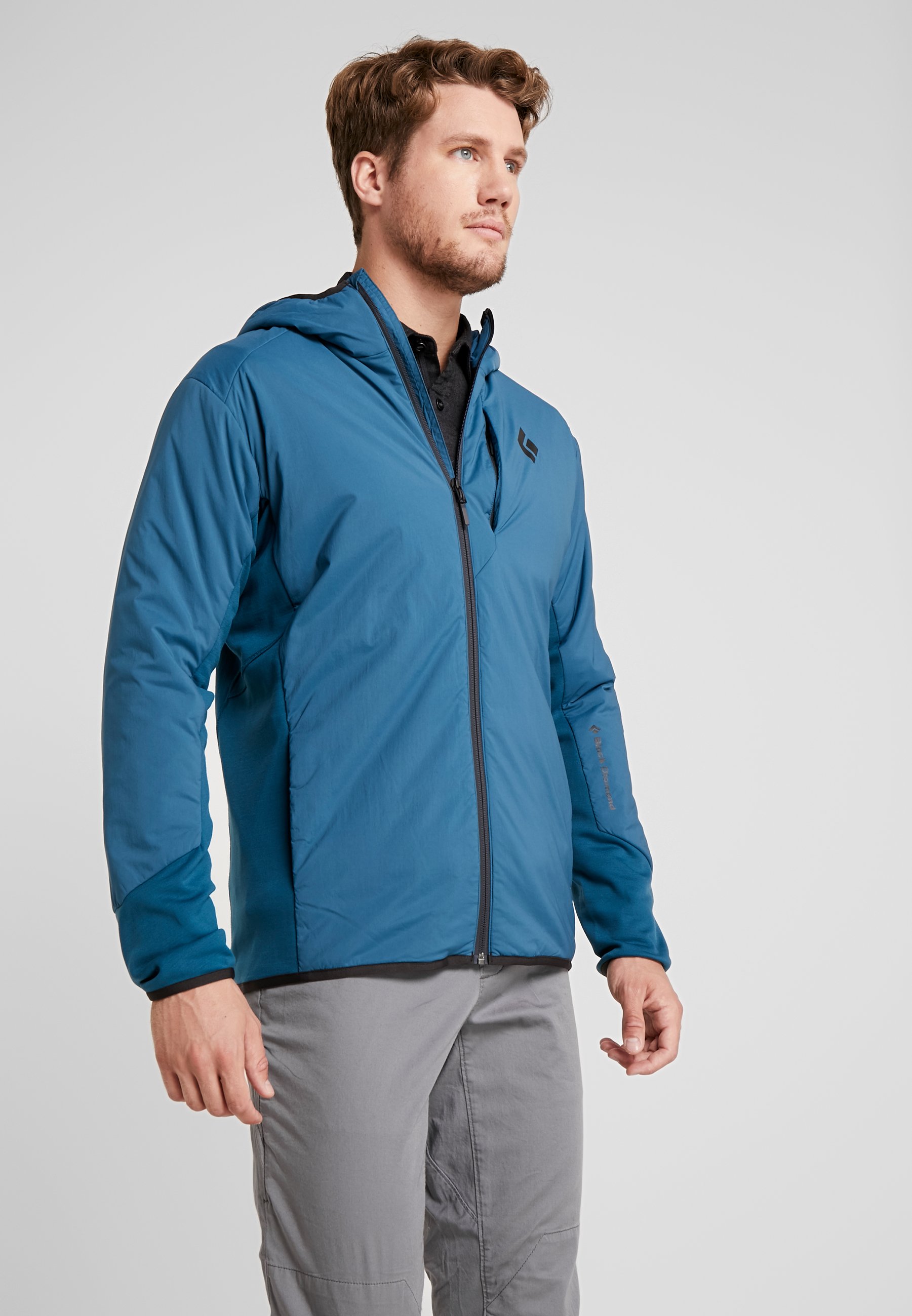 first light hybrid hoody black diamond