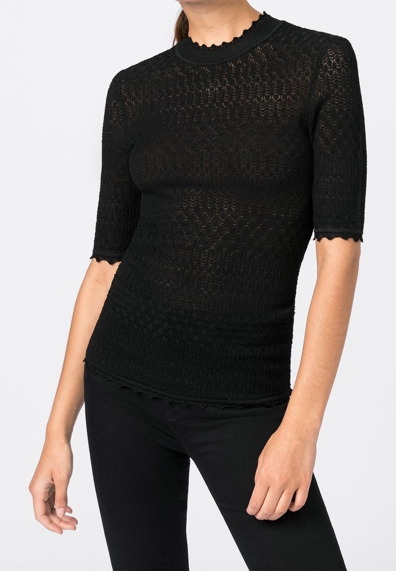 HALLHUBER Printtipaita - black