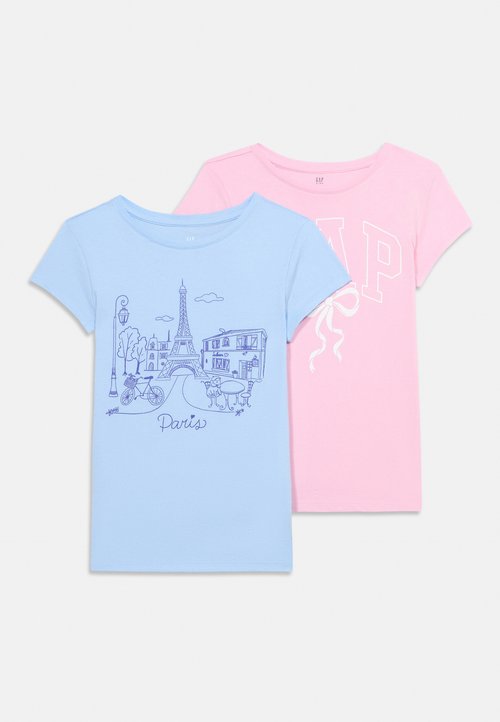 GAP GRAPHIC TEE 2 PACK - Tricou cu imprimeu - primrose