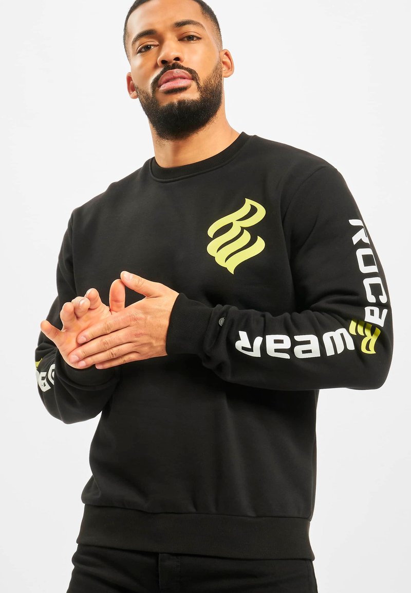 Rocawear PRINTED - Pusa - black lime