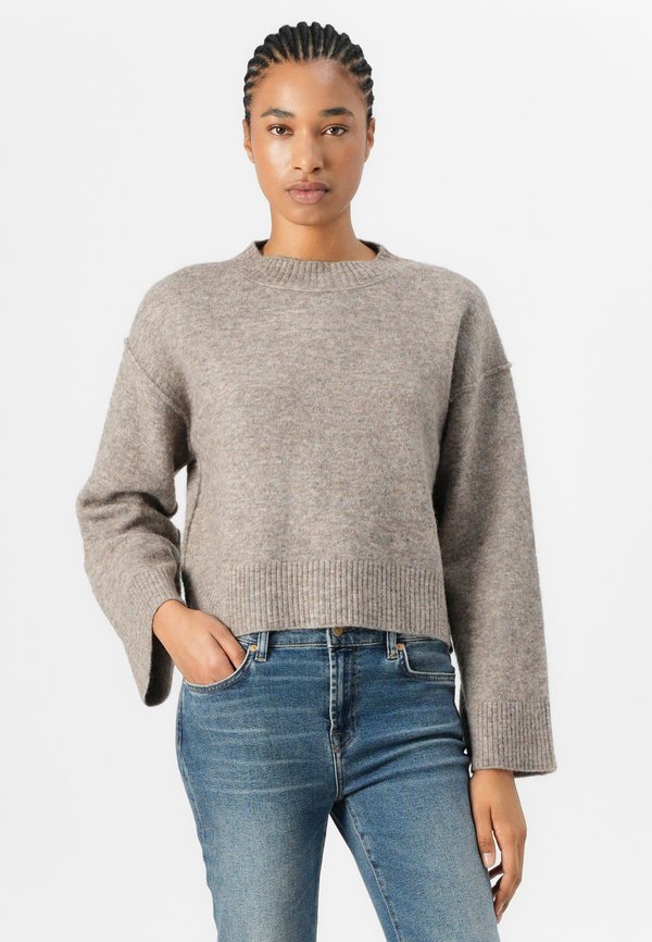 NOELLE  - Jumper - light espresso melange4