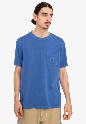 POUR HOMME - T-shirts basic - blue