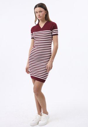 Jumper dress - bordeaux