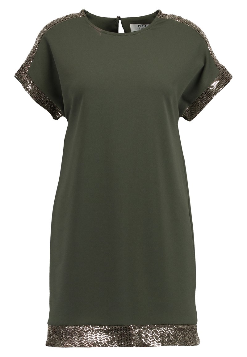Dorothy Perkins Petite Jersey dress - khaki - (Pre-owned) - Zalando.ie