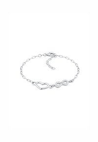 SPARKLING FOREVER HEART - Armbånd - silberfarben