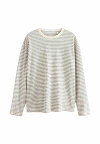HEAVYWEIGHT - Langærmet T-shirt - cream black stripe