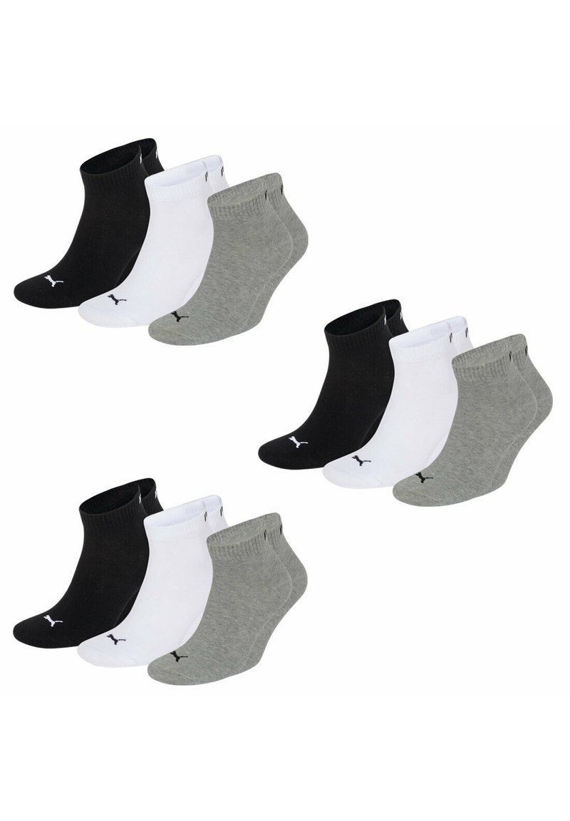 Puma 9 PACK - Trainer socks - grau