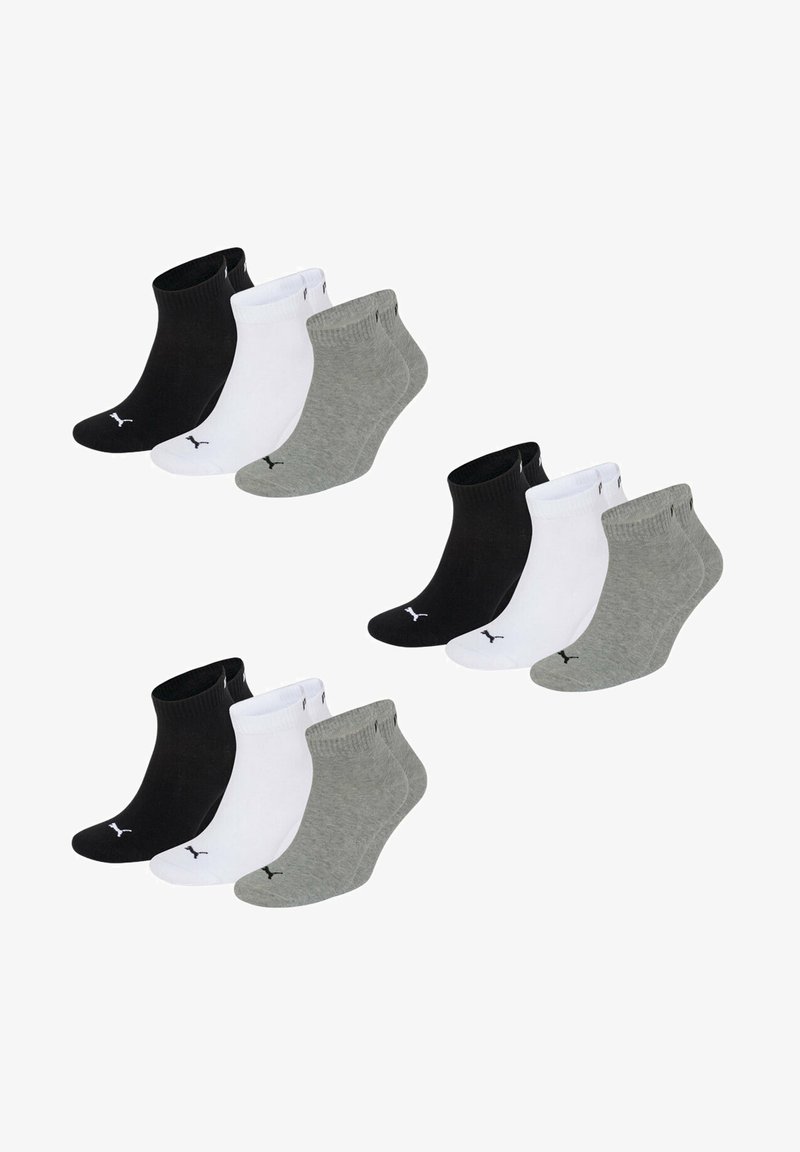 Puma 9 PACK - Trainer socks - grau