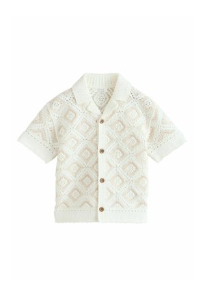 Next REGULAR FIT - SHORT SLEEVE  - Pluus - ecru white