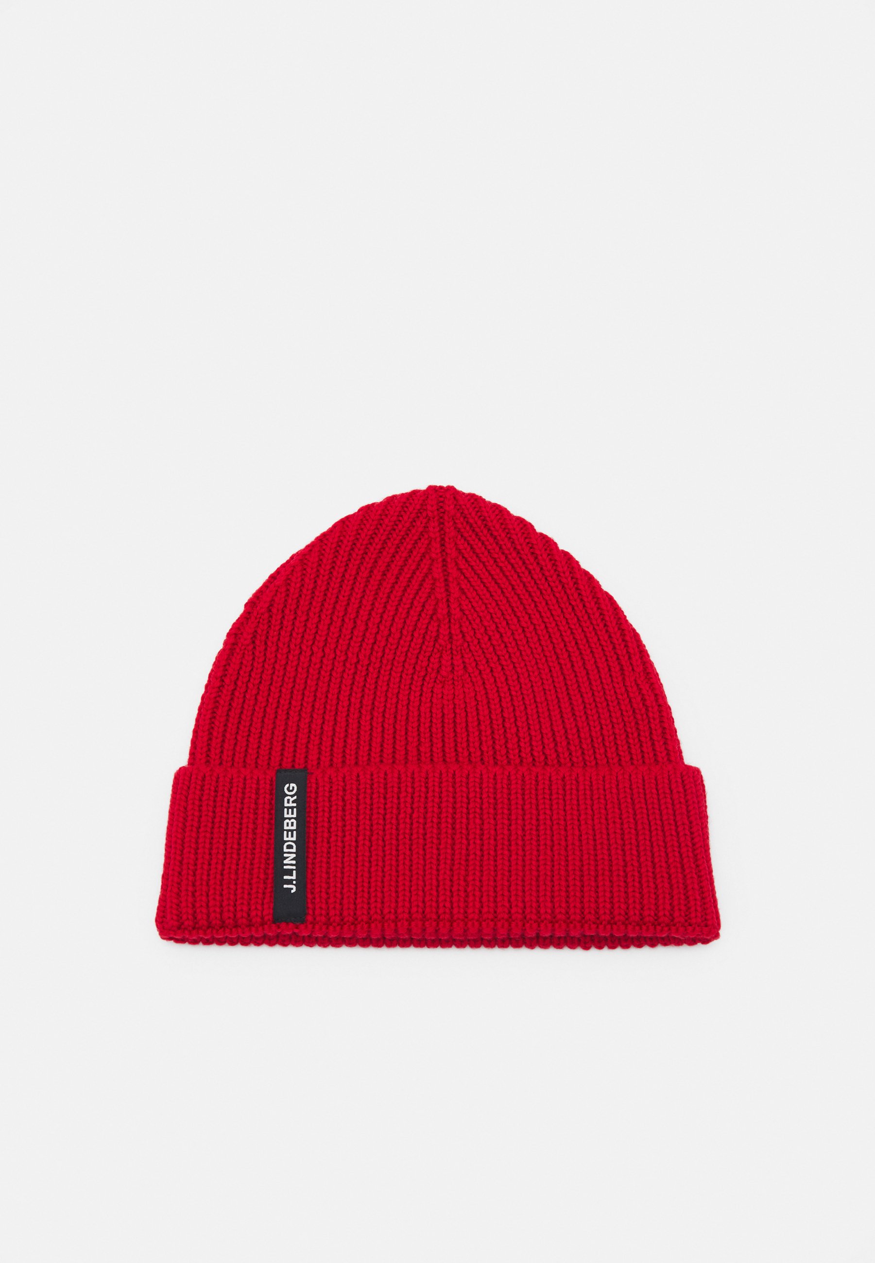 off white beanie red