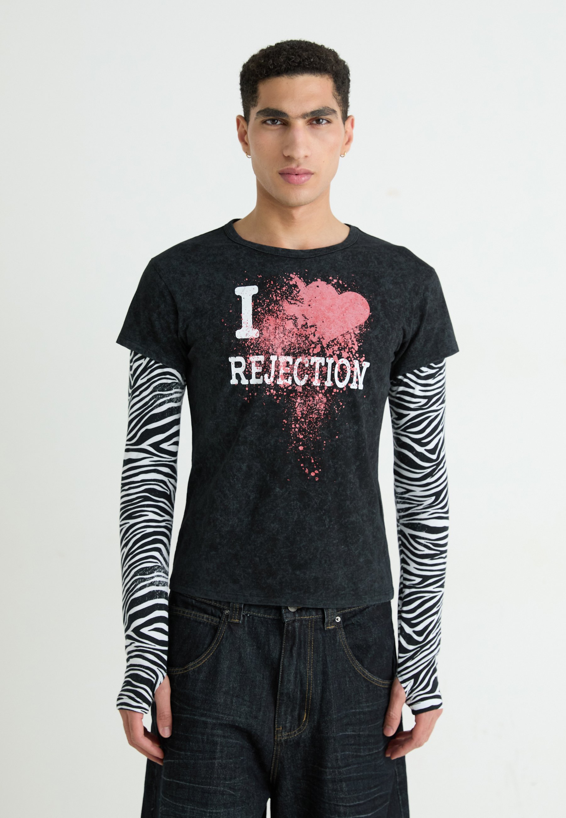 送関込 JADED LONDON Rejection レイヤードトップス ロンT Rejection Layered Top | Jaded London | Clothing