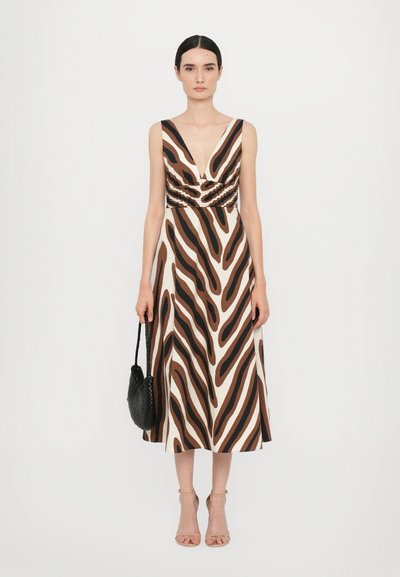 Diane von Furstenberg VIVIENNE DRESS - Maksimekko - brown