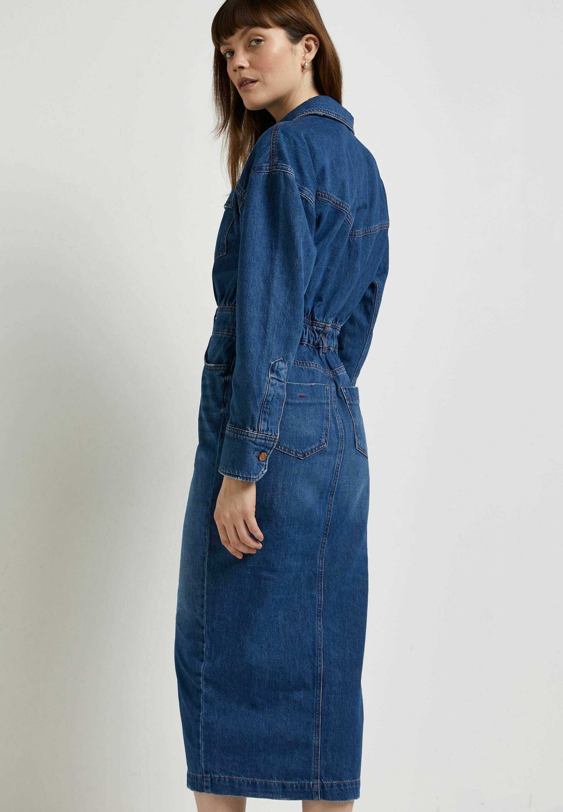 River Island Jeanskleid - blue/blau - Zalando.at