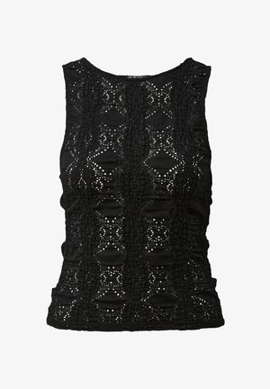 QS, T-SHIRT - Débardeur - schwarz