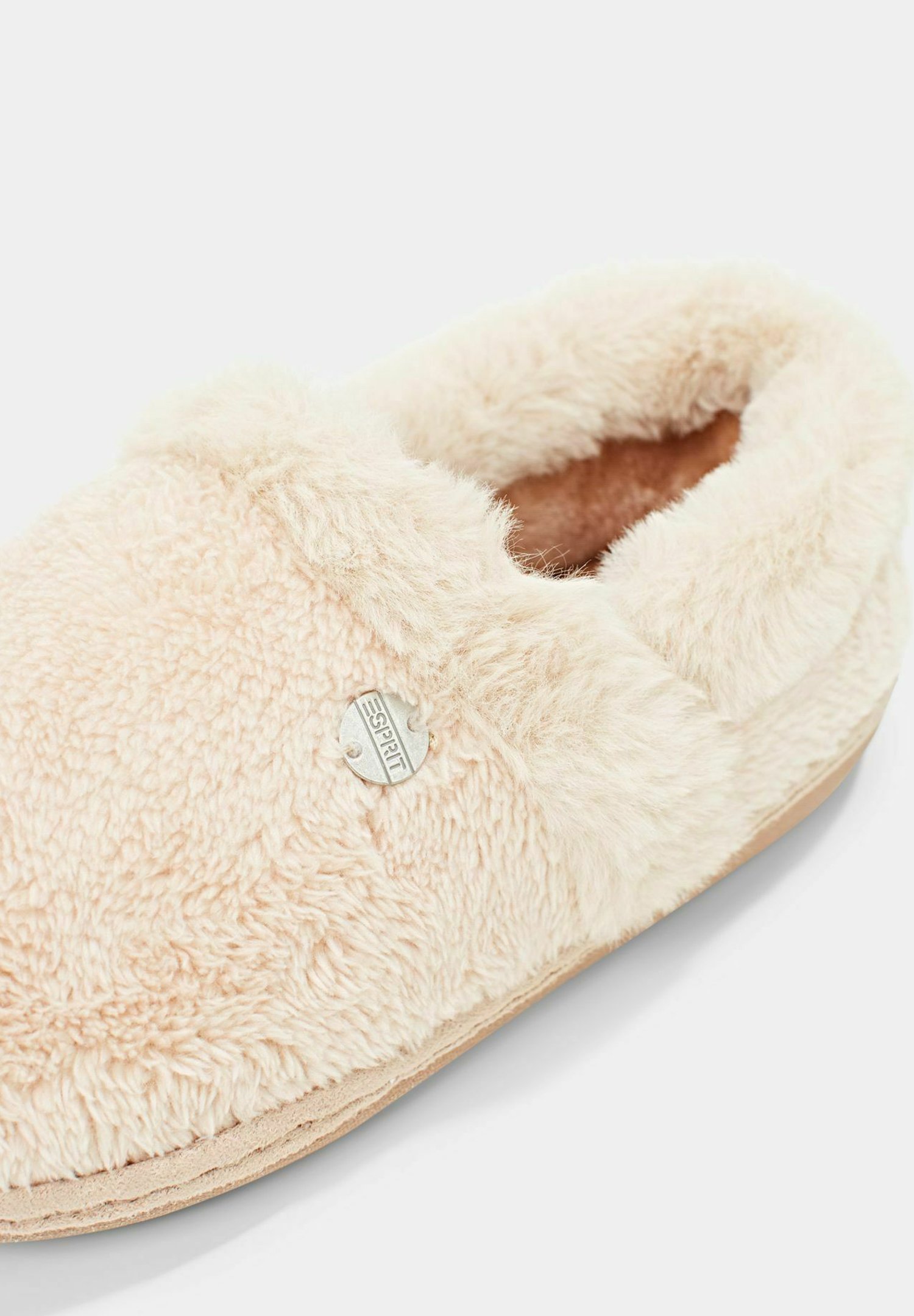 Esprit PLÜSCH - Pantoffels - sand/Beige mêleerd - Zalando.nl
