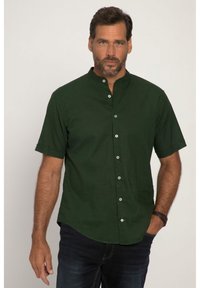 JP1880 MANCHES COURTES ET COL OFFICIER. COUPE MODERN FIT. - Camicia - dark green