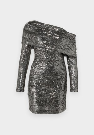 NOVA MICRO MINI DRESS - Galajurk - silver