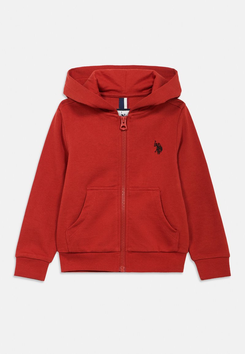 U.S. Polo Assn. Sweater met rits rood