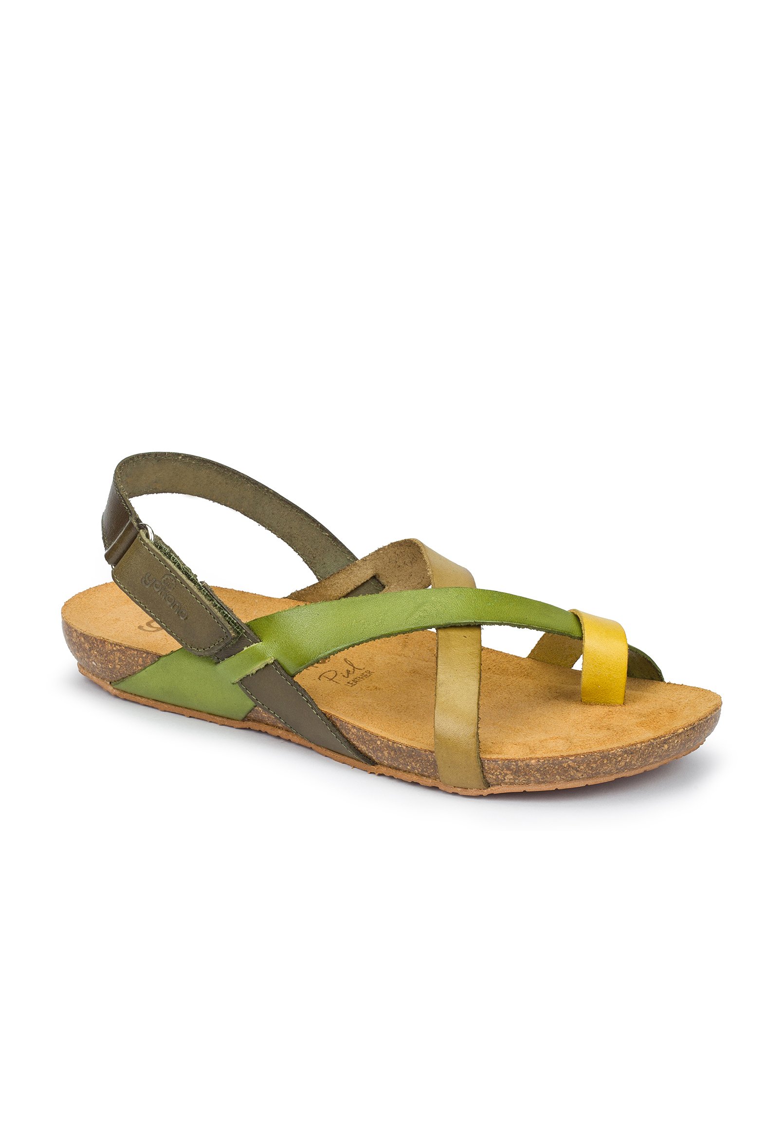 Sandalias planas Yokono Chipre 101 marrón