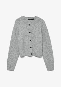 Vero Moda VMNOVAH O NECK BUTTON - Vest - birch/crème Vero Moda VMNOVAH O NECK BUTTON - Vest - birch/crème