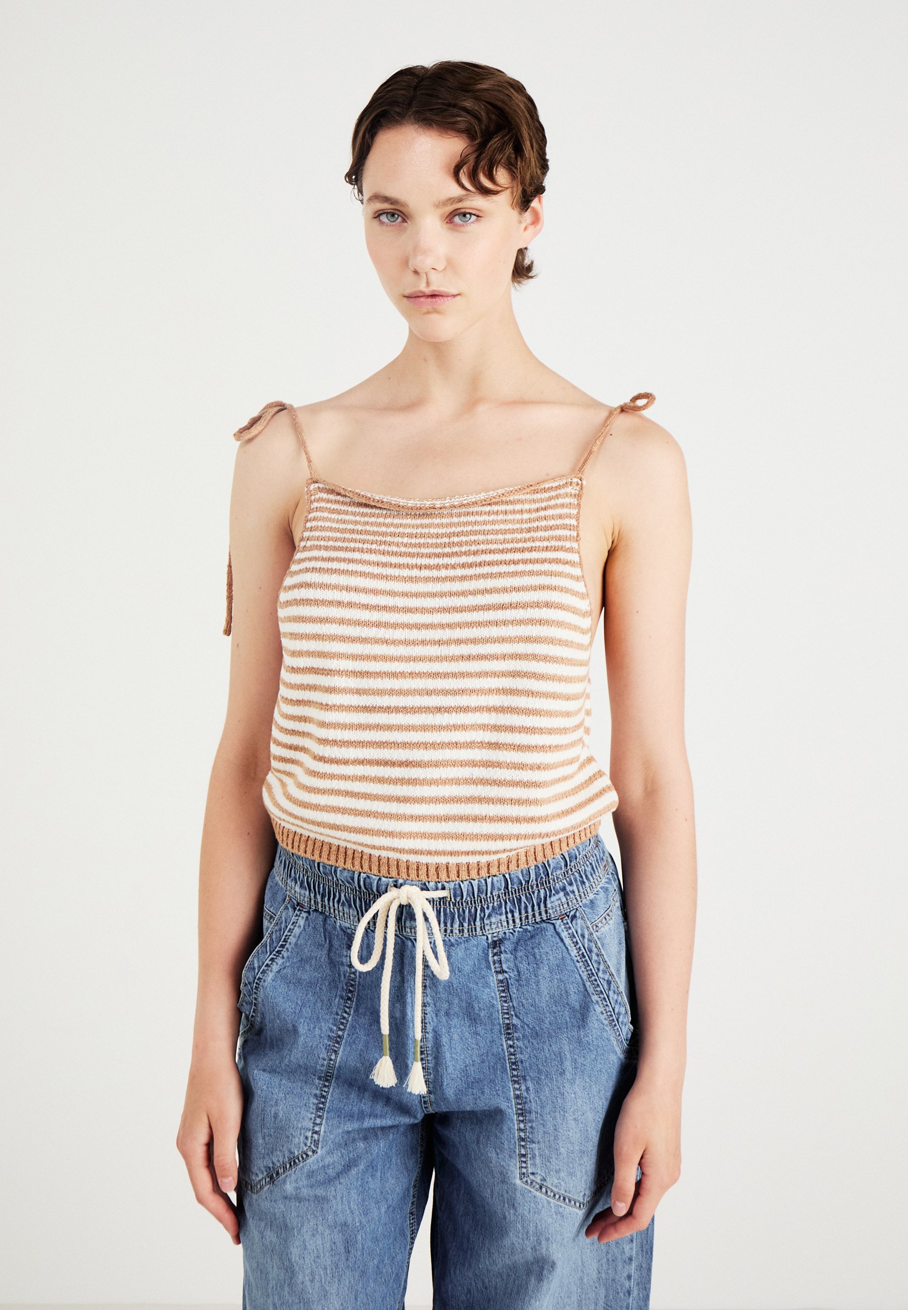Free People CLAIRE TANK - Top - brown - Zalando.co.uk