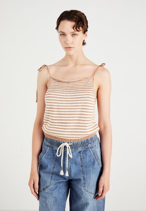 CLAIRE TANK - Top - brown